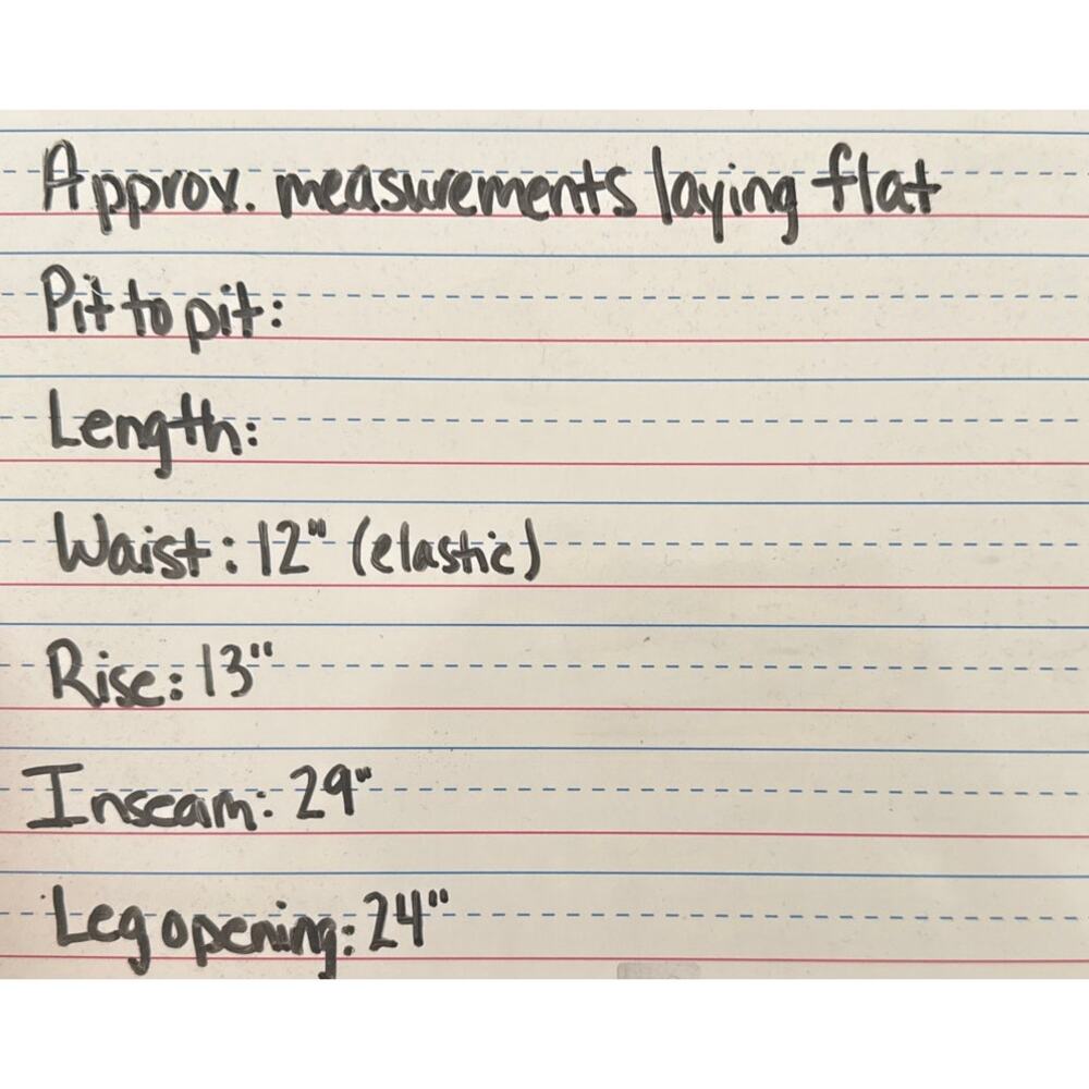 Bishop + Young Super Chill Wide Leg Pant Tile Print Brown Cream Size M - Picture 11 of 11
